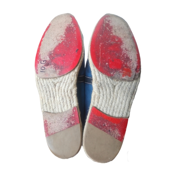 CHRISTIAN LOUBOUTIN | Men’s Blue Canvas Espadrille Loafers – EU 42 / US 9 main image 4